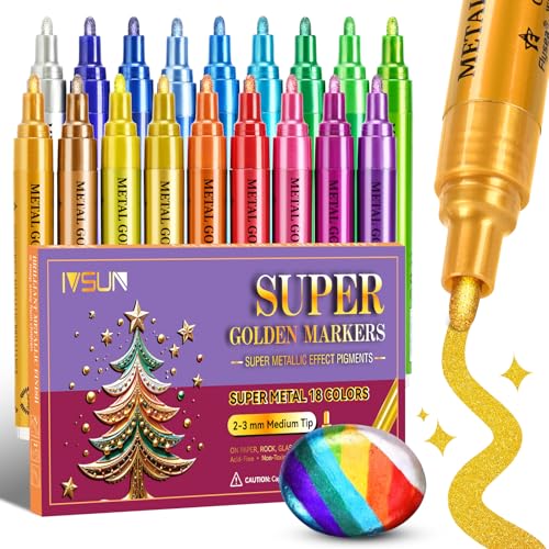 Metallic Markers (18 Count)