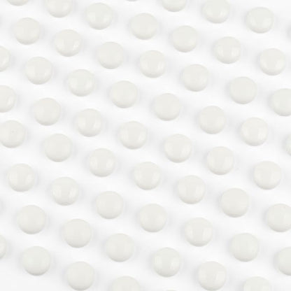 Artspac Glass Mosaic Tiles for Crafts Bulk,150g Round Mosaic Glass Pieces,White Mosaic Tiles for DIY Garden Crafts Supplies, Crafts Ornaments