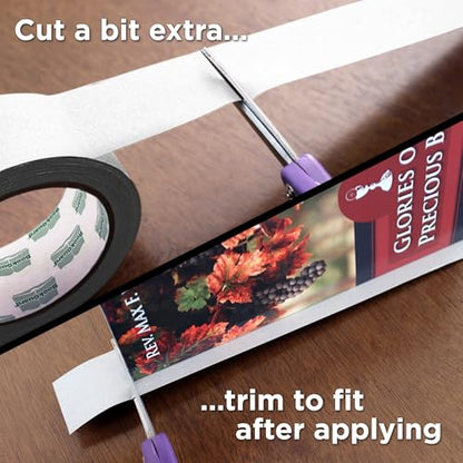 1-1/2 Inch White Bookbinding Repair Tape, 15 Yard Roll