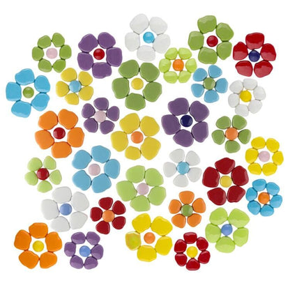 Petal Mosaic Tiles for Crafts Bulk