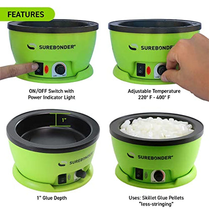803 Electric Hot Glue Skillet