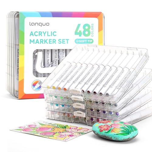 48 Colors Acrylic Paint Markers (48 Count)