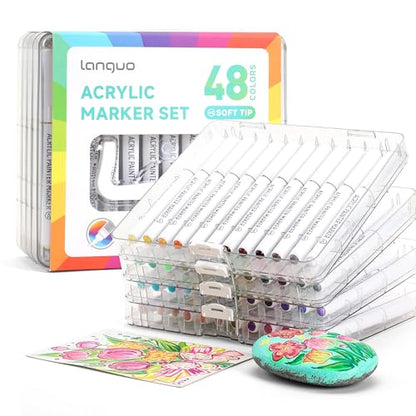 48 Colors Acrylic Paint Markers (48 Count)