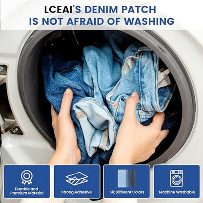 Denim Patches for Inside Jeans (6 Count)