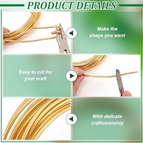 10 Gauge Solid Brass Wire (16.4 Foot)