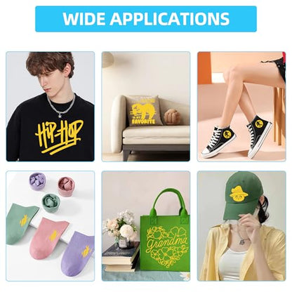Yellow HTV Heat Transfer Vinyl Rolls