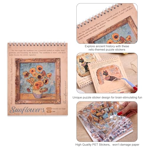 10 World Cultural Antiquities Puzzle Sticker Book