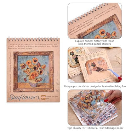 10 World Cultural Antiquities Puzzle Sticker Book