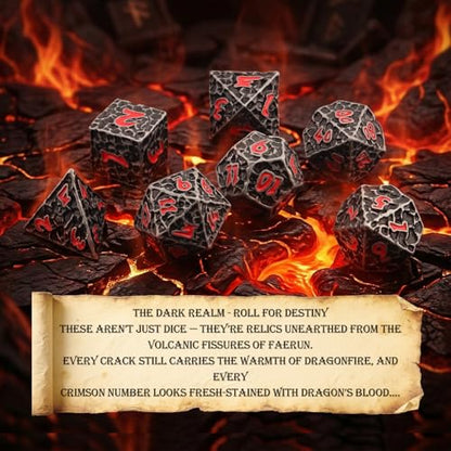 Metal DND Dice Set