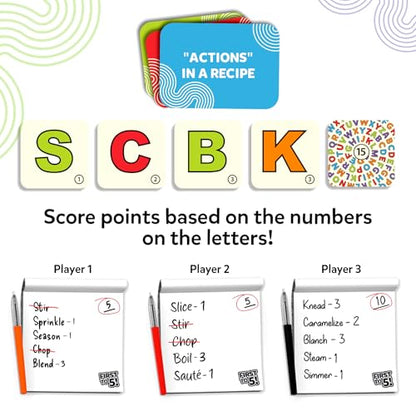 First to 5 Board & Card Category Game with a Twist
