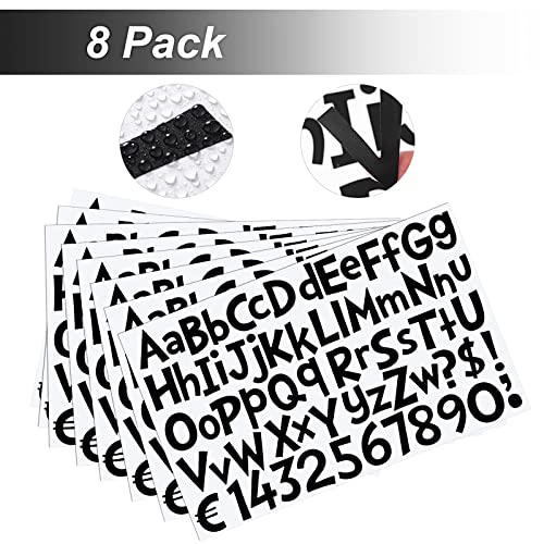 544 Pcs 2 Inch Large Alphabet Stickers