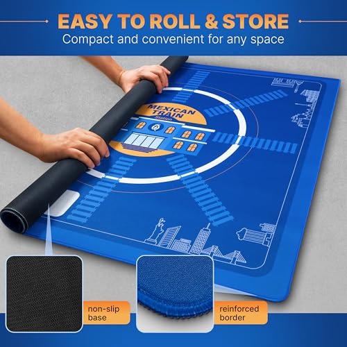 Mexican Train Dominoes Play Mat