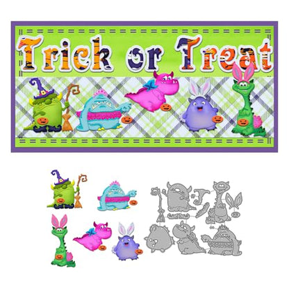 Halloween Clear Silicone stampReusable Stamp with Pumpkins