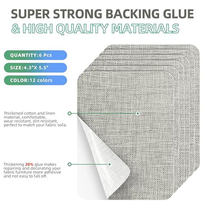 Coarse Linen Repair Patches