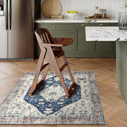 Felice Boho Tribal Square 4x4 Area Rug