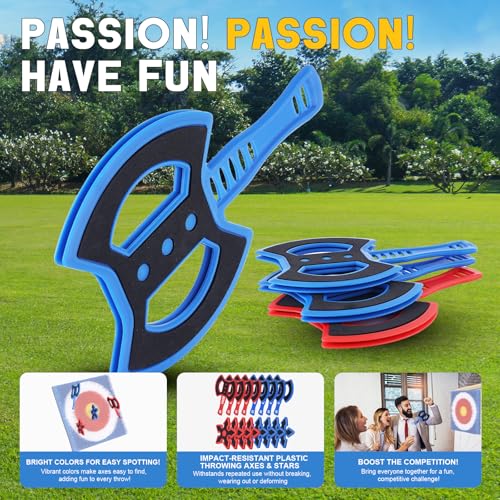 Throwing Axe for Axe Throwing Game for Backyard (16 Count)