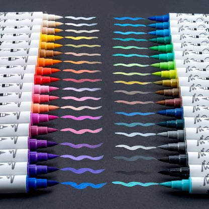 36 Colors Fine and Brush Dual (36 Count)