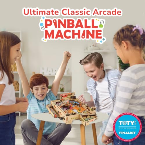 DIY Pinball Machine STEM Toy for Kids Ages 8 9 10 11 12 13 14