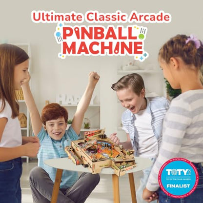 DIY Pinball Machine STEM Toy for Kids Ages 8 9 10 11 12 13 14