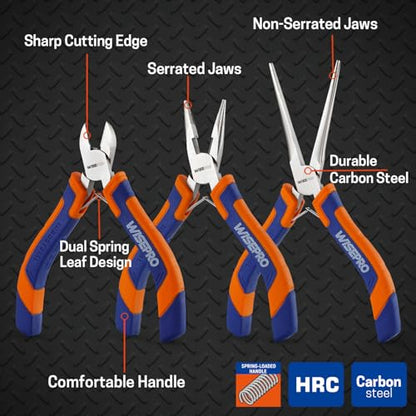 3 PCS Mini Pliers Set