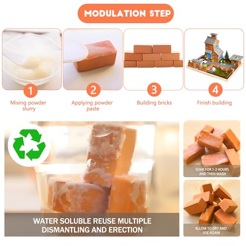 Brick and Mortar Construction Set