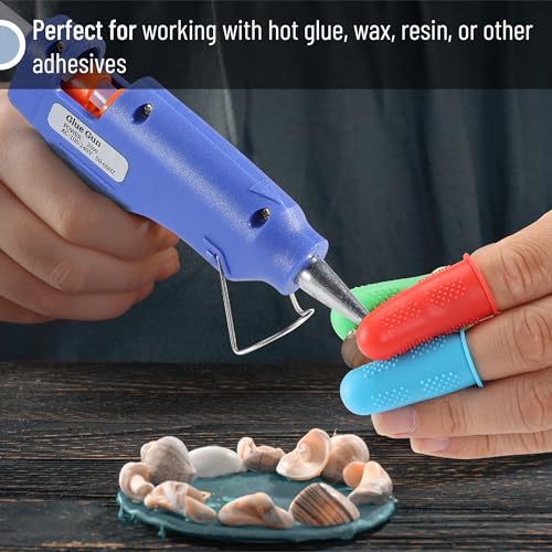 Silicone Hot Glue Gun Finger Caps (24 Count)