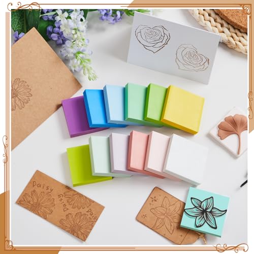24 Pcs 2" x 2" Rubber Carving Block Printmaking Stamp (24 Count)