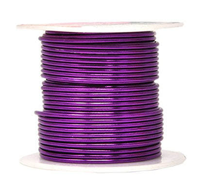 12 14 16 18 20 22 Gauge Anodized Jewelry Making Beading Floral Colored Aluminum Craft Wire Wholesale Combo 6 rolls (333 Foot)
