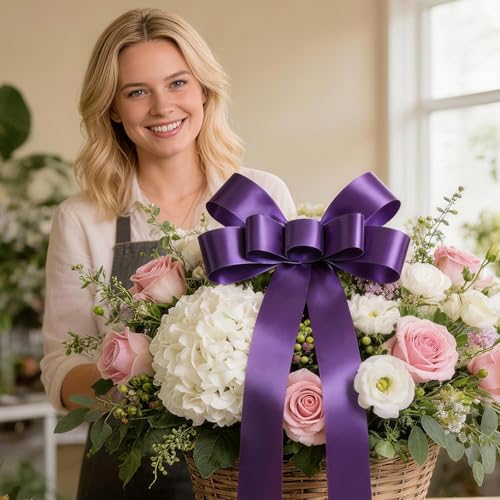 1.5 Inch Purple Polypropylene Ribbon