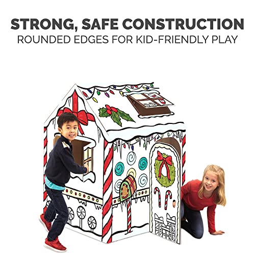 BB at Play Xlarge Color In Gingerbread Playhouse Craft Activity for Kids