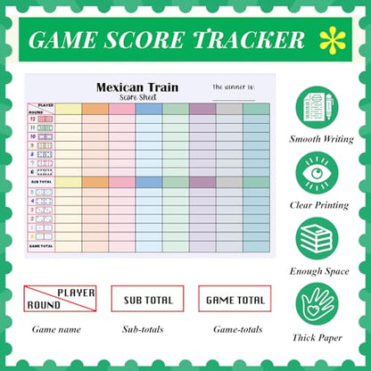 Mexican Train Score Pads