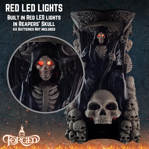Grim Bones Dice Tower with LED Skull Eyes
