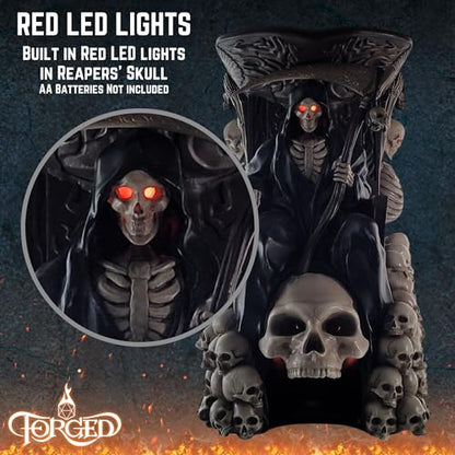 Grim Bones Dice Tower with LED Skull Eyes