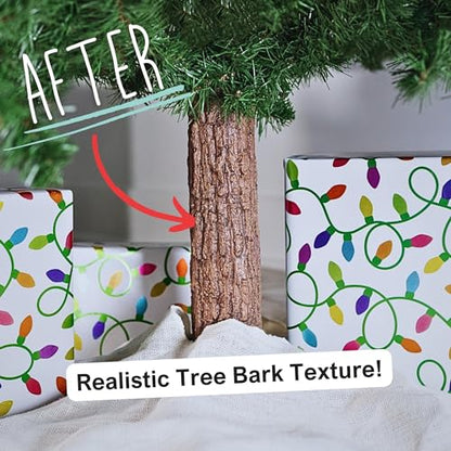 Realistic Brown Bark Artificial Xmas Tree Accessory