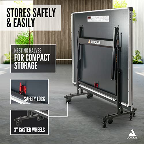 Centric Professional Table Tennis Table with Quick Clamp Ping Pong Net and Post Set