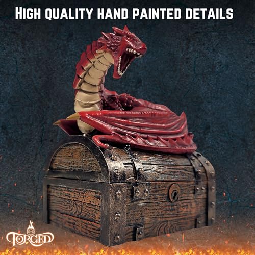 Wyvern Dice Box with Lock and Key