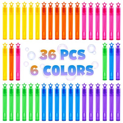 36 Pcs Mini Bubble Wands for Party Favors & Classroom Prizes (36 Count)