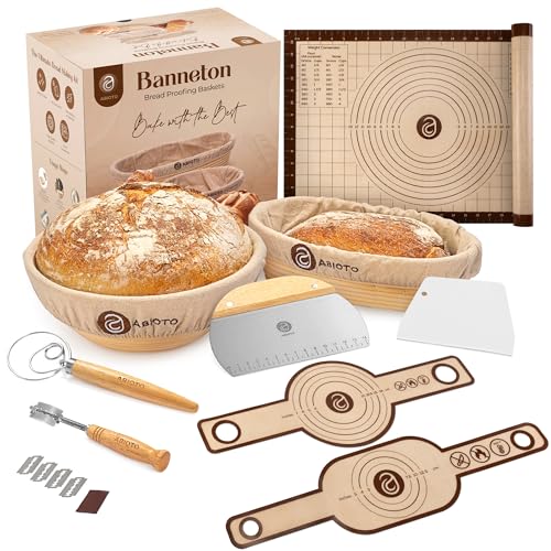Banneton Baskets with Sourdough Bread Baking Supplies