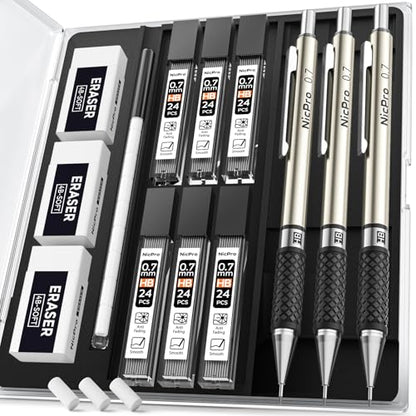 0.7 mm Art Mechanical Pencil Set in Storage Case
