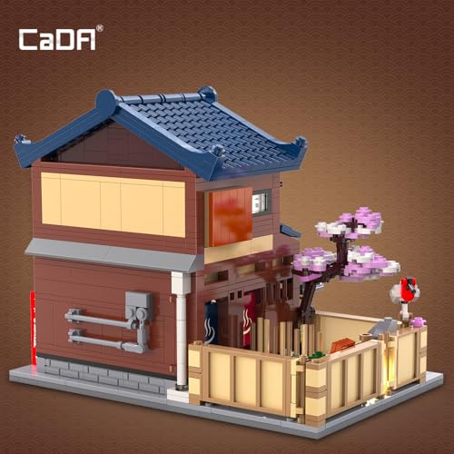 C66012W Japanese Hot Spring Hotel Building Block Model