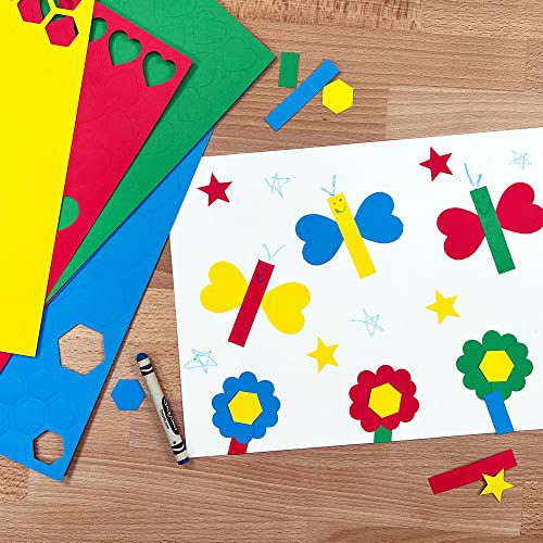 Heart Star Hexagon Rectangle Cutouts (696 Count)
