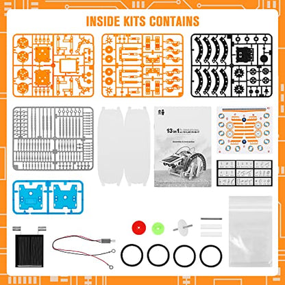 STEM 13-in-1 Education Solar Power Robots Toys for Boys Age 8-12