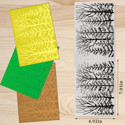 3D Textured Embossing Folders for Card Making