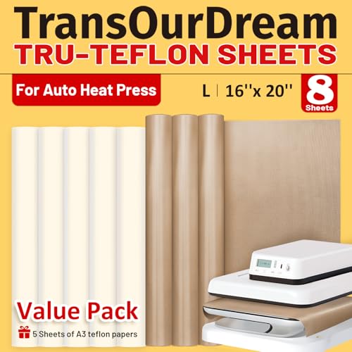 Teflon Sheets 16×20" & Teflon Paper 8.5 * 11" for Heat Press