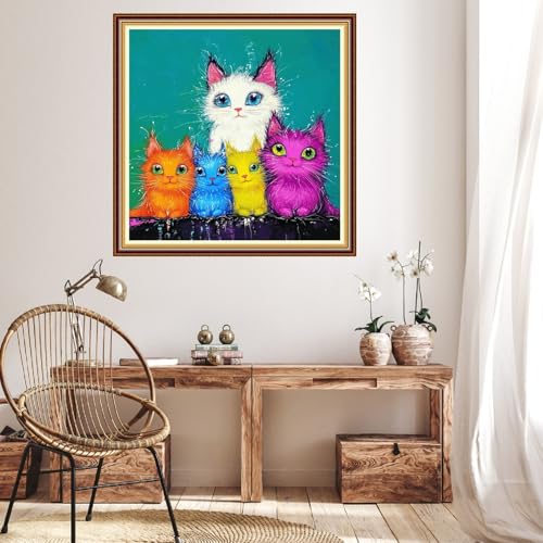 Stamped Cross Stitch Kits for Beginner Embroidery Kits for Beginners Adults DIY 11CT Cross Stitch Patterns Needlepoint Kits Crossstitching Kits