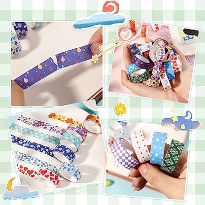 50 Rolls Washi Tape Set (50 Count)