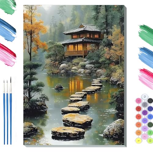 Paint by Numbers Kit for Adults Framed