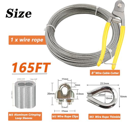 1 8 Inch Stainless Steel Wire Rope Kit