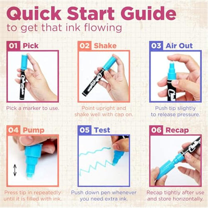 Liquid Chalk Markers for Chalkboard (20 Count)