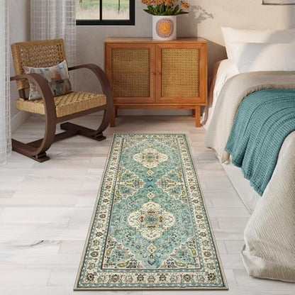 Felice Floral Medallion Runner Rug